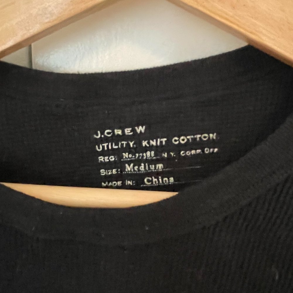 Jcrew Utility Knit Cotton Shirt